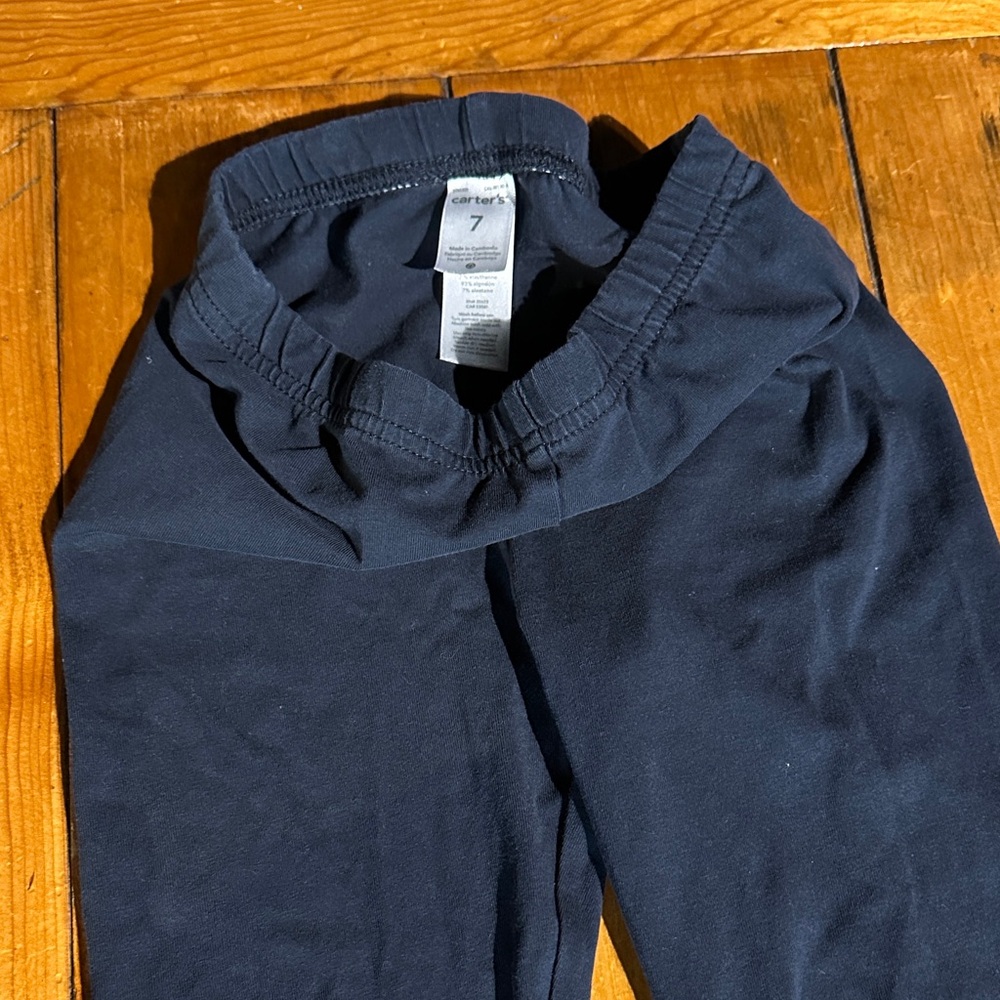 Carter's Dark Blue Kids Leggings